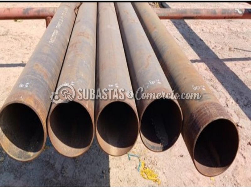 Tubería de acero al carbón y metálica aprox: 2 un   86,05 m